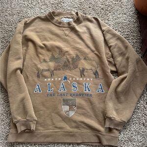 vintage alaska dad sweater
